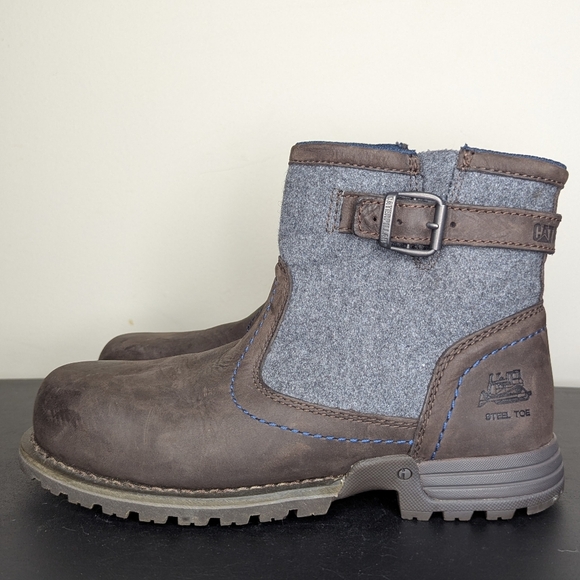 Caterpillar CAT Women's Jace Steel Toe ASTM‎ F2413-18 Work Boots Size 8.5 - Picture 3 of 9